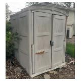 Polyvinyl 2-Door Shed
