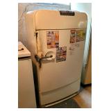 1950s Vintage Frigidaire Single Door Refrigerator, 57" x 31" x 24", Powers On!