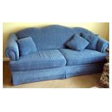 Flexsteel Upholstered 2-Cushion Sofa, 29" x 85", Includes 3 Throw Pillows