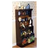 Graduated Solid Wood Bookshelf, 48.25" x 24.25" x 11"