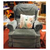 Lazy Boy Upholstered Rocking Recliner, 38" x 35" x 30"