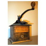 Antique Colonial Coffee Mill, No. 1707, And Root Mfg. Co. Slice