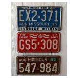 License Plate Collection Including, MO, Appox. Qty 38