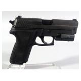 Sig Sauer P229 9mm Pistol SN# AGU-12414, With Sig Sauer Red Dot Laser, 2 Total Mags And Paperwork, I