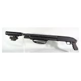 Mossberg 500 12 ga Pump Action Shotgun SN# T675813, With Muzzle Break, Laser And Light, In Padded Ha