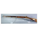 Black Powder Percussion Rifle Believed To Be .50 Cal SN# Not Found, Brass Accents
