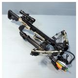 Center Point Center Elite 370 Whisper Crossbow, SN# 318M04781, With Quiver And 4 Broad Tipped Arrows