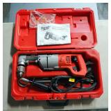 Milwaukee 1/2" Corded Right Angle Drill Model 1107-1, In Hard Case