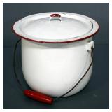 Enameled Stock Pot With Lid