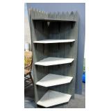 Corner 5 Shelf Shelving Unit, 72" High x 25" x 24.25"