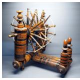 Antique Spinning Thread Winder
