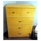 Mid Century Modern Ballman-Cummings 4 Drawer Chest Of Drawers, 43" x 30" x 17.5"