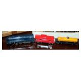Antique Gilbert Co, American Flyer Electric Train Set Includes Engine, 4 Cars, Track And Manuals