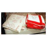 Hand Stitched And Embroidered Patch Quilts, Qty 2, 76" x 76" And 76" x 84"