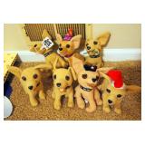 Yo Quiero Taco Bell Talking Dog Plush Toys, Some Working, Qty.7
