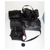 Binocular Assortment Including Wards, Jason Graphite, Model 204, Johnson And Murphy Compact, Nikon, 