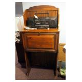 Solid Wood Drop Front Cabinet, 63 x 28.25 x 17