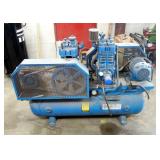 Quincy 325 Industrial Air Compressor, 3 Phase, 66"L x 55"H x 27"W, Twin Engines