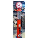 Red Crown Vintage Gravity Fed Visible Gas Pump