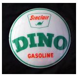 Sinclair Dino Gasoline Gas Pump Globe, Includes 2 Lenses And One Ring