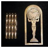 Tiffany Sterling Silver Atlas Bookmark And Christian Dior Sterling Silver Money Clip, Approx 31.4 g 