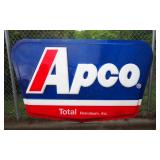 Apco Molded Plastic Gas Station Sign, Approx 58" High x 97" Wide