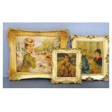 Cherry Jeffe Huldah (American, 1901-2001) Prints On Board, Qty 3, Includes "In Central Park" And "Fl