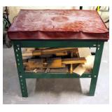 Starrett Granite Surface Plate Grade B, With Protective Cover On Steel Framed Base, Surface Plate, 3