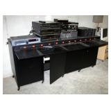 4-Door Rolling Powered Workstation, With 12 Outlets, 35.5" x 82.25" x 37"