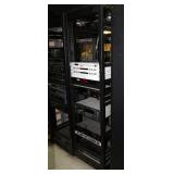 Stantron Rolling Server Rack, 79" x 22.25" x 25", Includes, White Instruments 4700, Sony PCM-R500, C