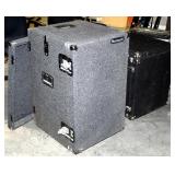 Larkin Productions, Rolling Gig Box, 28" x 20" x 23", And 3 Drawer Rolling Gig Box, 36.5" x 21" x 20