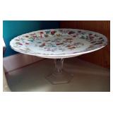 Crate & Barrel Saucers, Phaltzgraff Plates And Bowls, Qty 11, Stemware, Cake Plate, Showtime Grillwa