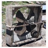 Wood Framed 27" Shop Fan