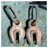 2 1/2 Ton Anchor Shackles, Qty 2