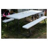 Rolling Hose Cart Reel, And Sprinklers, Qty 2