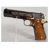 Auto-Ordnance WWII Commemorative M1911A1 .45 Cal Pistol SN# WW0726, With Curator Gloves