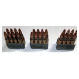M1 Garand Enbloc Ammo In 8 Rd Clips, Approx 24 Rds