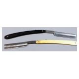 German Straight Razors, Qty 2, Includes Bismarck Razor Works And Oxford Razor Works