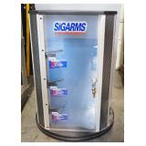 Sig Arms Branded Rotating Tabletop Handgun Display, 30" High, With Keys