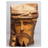 Carved Wood Figures Of Christ 4.75" Tall And Emaciated Man