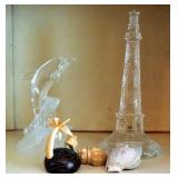 Cape Hatteras Crystal Lighthouse, Glass Dolphin Figure, And More