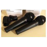 Gear One MV1000 Microphones, Qty 2, In Original Box