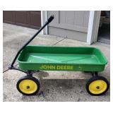 John Deere 4 Wheeled Metal Wagon, 17" x 36"