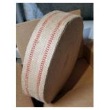 Natural Burlap Upholstery Ribbon, Approx. 100 Yards, 3.5"width