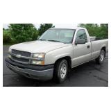 2005 Chevrolet Silverado Pickup Truck, 4.3L V6, 161,400 Miles, VIN # 1GCEC14XX5Z322559, City Of Belt