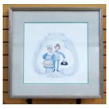 P. Buckley Moss (American, 1933- ) The Delivery Team Signed And Numbered Print, Numbered 322/1000, F