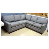 Thomasville 2-Piece Sectional With Removable Seat Cushions, Assembled Lengths 88" x 90"