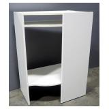 Corner Stand With 2 Shelves, 1 Adjustable, 41.5" High x 29" Wide x 20" Deep