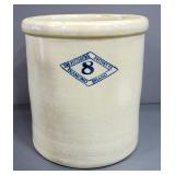 Pittsburgh Pottery Co Diamond Brand 8 Gal Crock