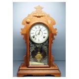 Antique E. N. Welch Mfg Co 8-Day Table Clock, With Winding Key
